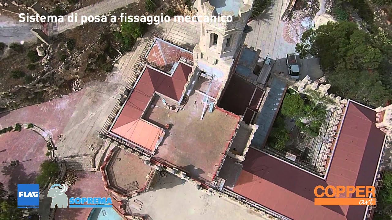 COPPER ART Impermeabilizzazione sintetica del Tafuri Castle by FLAG