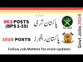 Pak Army Jobs 2024 | Pakistan Army Civilian Jobs | Pakistan Rangers (Sindh) Jobs 2024