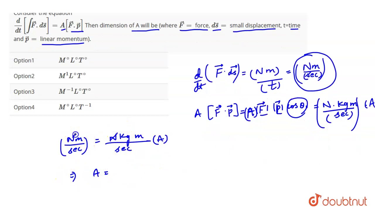 D Dt Formula