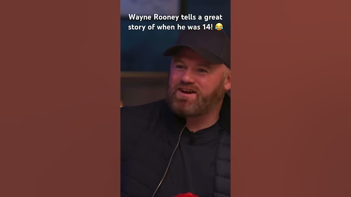 Wayne Rooney tells a great story of when he was 14! 😂
