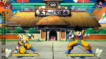 Ssj goku midscreen optimal combo