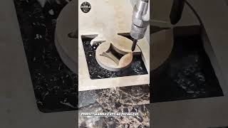 Precision Stone Cutting Process 💎⚙️ #StoneCutting #Craftsmanship #Construction