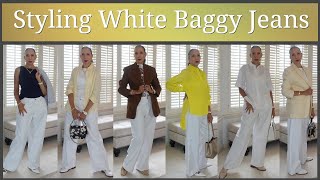 Summer Style: Rocking White Baggy Jeans!