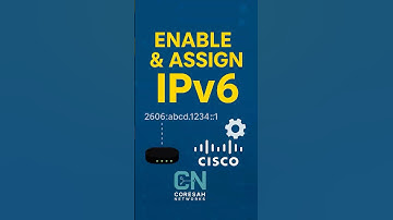Cisco Tips Enable & Assign IPv6 on Cisco Router Configuration Tutorial #ccna #networking #shorts