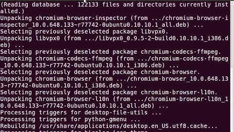 How to install Chromium web browser in Ubuntu