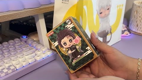 Unboxing my first Pop Mart Blind Box: Demon Slayer 💚