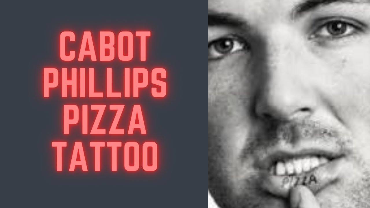 Cabot Phillips PIZZA tattoo