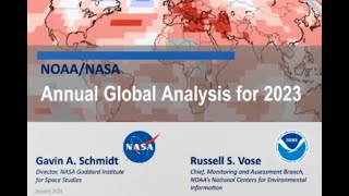 NOAA/NASA 2023 Global Climate Media Briefing