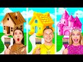 البيت الملون ريتش مقابل بروك مقابل غيغا الغنية | لحظات مضحكة BaRaFun Challenge