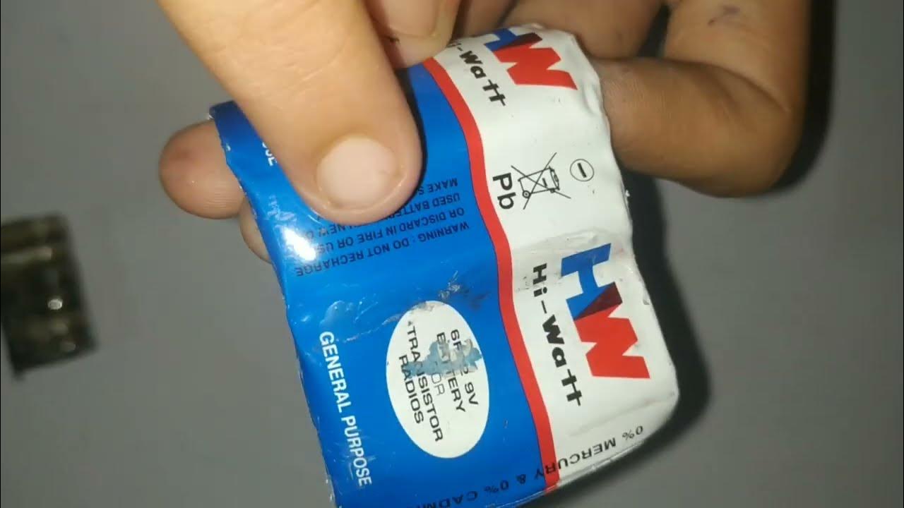 What's inside a 9v Battery 😱🥶 Must Watch YouTube