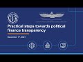 Practical steps towards political finance transparency - IFES event during the UNCAC COSP