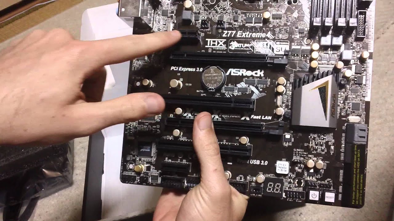 Asrock Z77 Extreme4 Review and Unboxing - YouTube