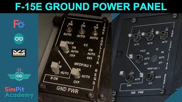Episode 3 DCS F-15E GROUND POWER PANEL #dcs #arduino #flightsimulator