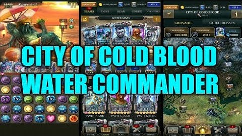 Legendary Game Of Heroes: City Of Cold Blood Deck Ideas/Gameplay (Water Commander)