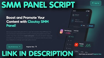 Clousty Smm panel script on C Panel | Latest Smm panel script |#smm #smmscript #instagram