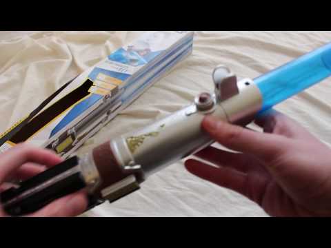 Hasbro Star Wars Rey Electronic Lightsaber Toy Unboxing | Lightsaber Academy 2019