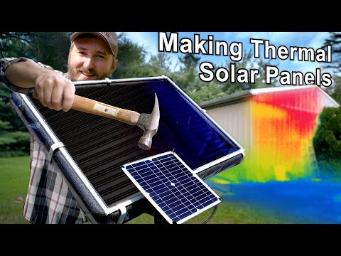 Easy Heat from DIY Solar Thermal Panels