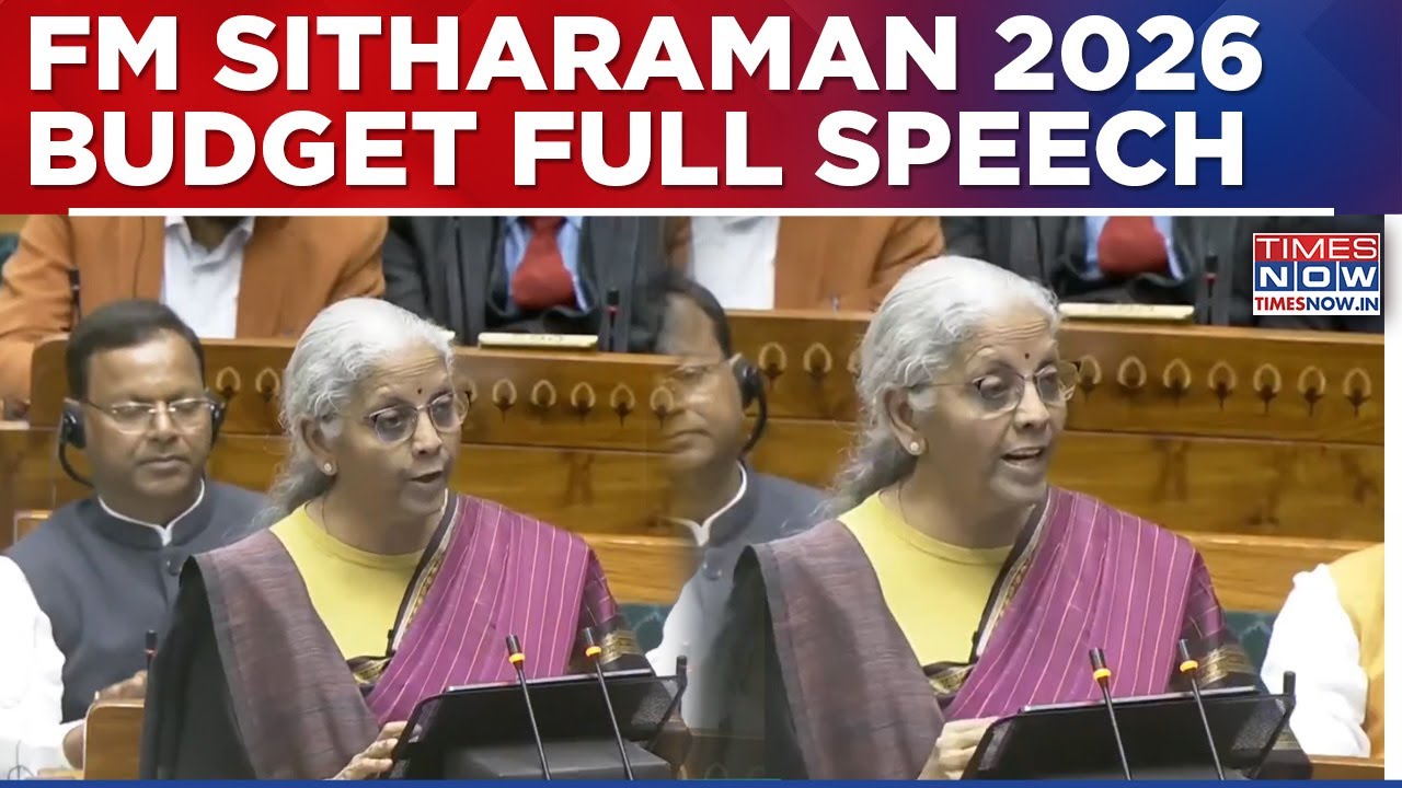 Nirmala Sitharaman's Full 2026 Budget Speech | Finance Minister Makes Big Announcements, Watch!