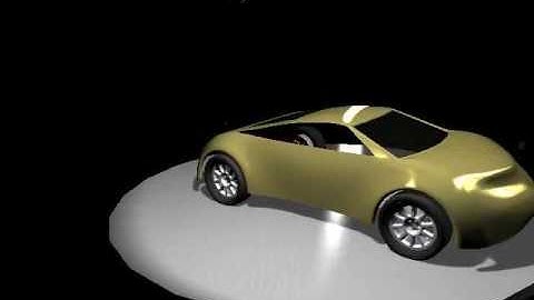 Truespace car Animation Car5