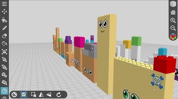 Building Numberblocks in Draw Bricks (part 2)