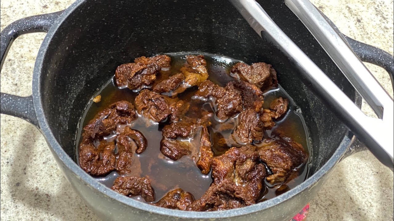 القرقوش او القديد السريع مع رشتة برمة ليبية للصائمين | ليبيا