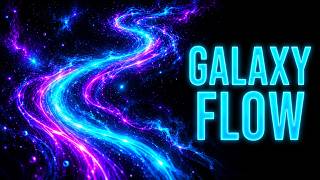 Galaxy Flow • 2 Hours of Hypnotic Neon River for Meditation & Deep Focus