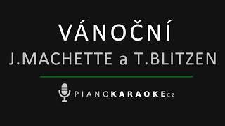 Johny Machette & Teri Blitzen - Vánoční | Piano Karaoke Instrumental