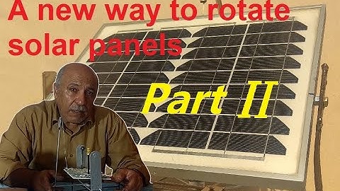 How To Make Rotating Solar Panel Using fixed focus system.solar panel rotation system.Solar rotation