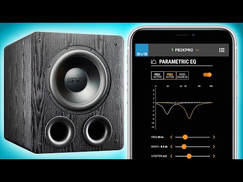 SVS Subwoofer App | Using PARAMETRIC EQ for BETTER BASS