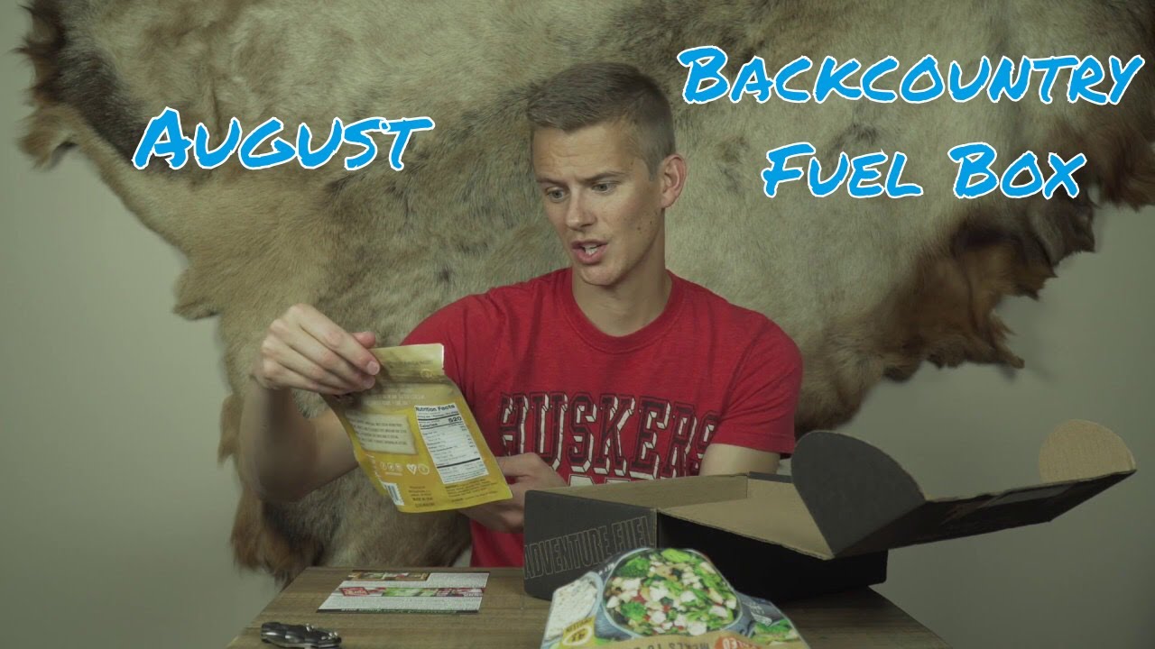 BACKCOUNTRY FUEL BOX August Unboxing YouTube