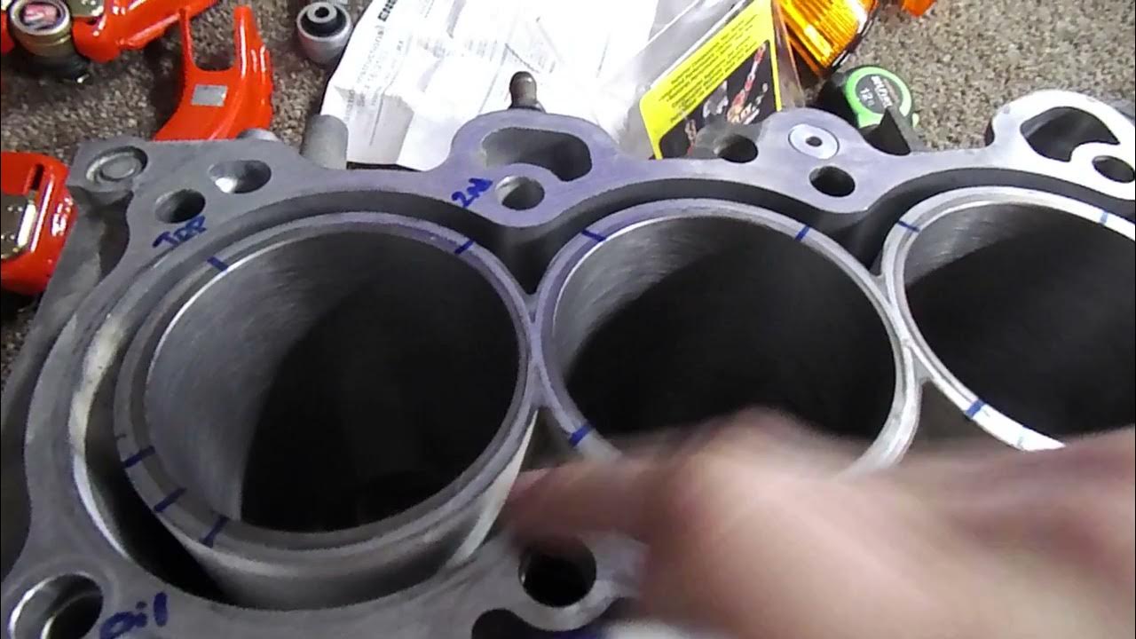 B series piston ring orientation. (B18C). YouTube