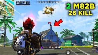 2 M82B Solo vs Squad 26 Kill OverPower Gameplay  Garena Free Fire Total Gaming