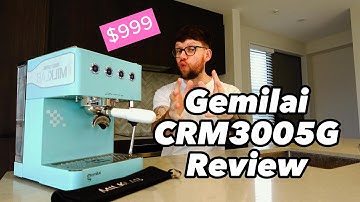 THIS IS THE BEST HOME ESPRESSO MACHINE FOR $999? Gemilai CRM3005G Review!