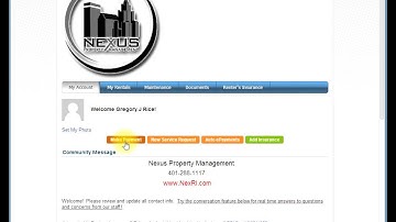 Setup Payment Account- Tenant Portal - Nexus Property Management