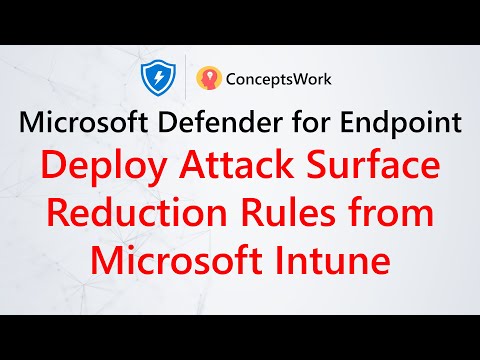 Deploy Attack Surface Reduction Rules from Microsoft Intune