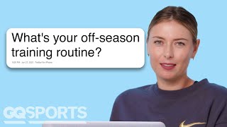 Maria Sharapova Replies to Fans on the Internet | Actually Me | GQ Sports