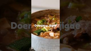 Doenjang Jjigae (된장찌개) - Korean soybean stew.