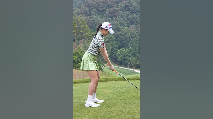 박현경 스윙, 이렇게 자세히 본 적 있어?