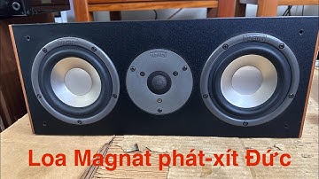 Loa MAGNAT VINTAGE CENTER 3, hàng phát-xít ĐỨC. Sản xuất tại châu âu, âm thanh đẳng cấp là đây. 