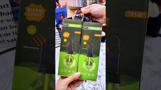 portable solar camping light