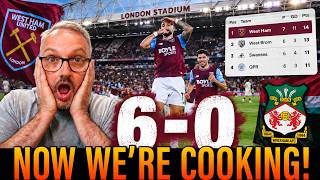 West Ham DESTROY Wrexham 6-0 & Go TOP!