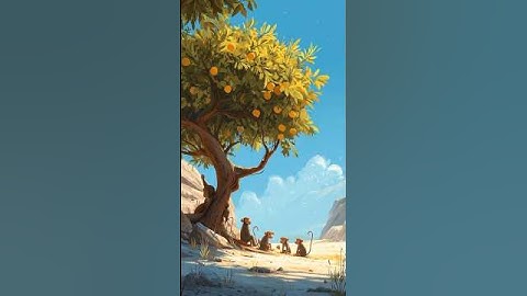 The monkey saved the apple plant from drying up by watering it 😭 #ai #tree #save #watering