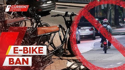 Police crack down on illegal e-bikes | A Current Affair