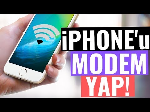 Video: IPhone'u Modem Olarak Kullanma