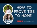 HOW TO PROVE TIES TO HOME 2022 | F1, J1, M1 VISA | BEST ANSWER