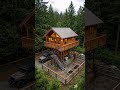 You Won’t Believe This House Was Built in the Jungle! DIY forest house #DIYCabin #ForestHouse