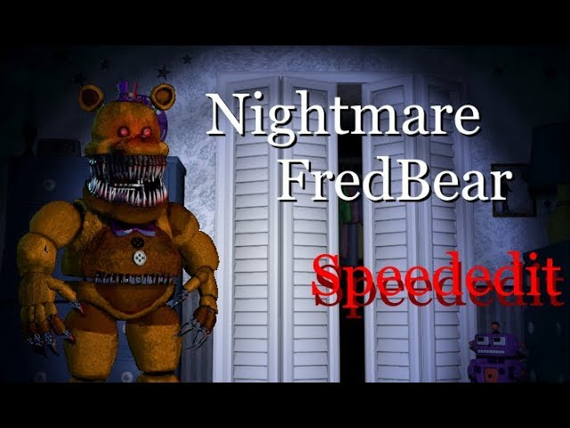 Fixed Nightmare Fredbear : r/FiveYearsatFreddys