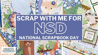 Scrap With Me For NSD 2024 | Creative Memories
