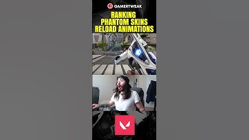Ranking PHANTOM Skins Reload Animations in Valorant PART 1💀 #valorant #shorts #valorantskins #ranked