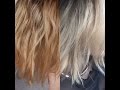 How To Tone Brassy Blonde Hair - DEMO with Wella T18 + T11